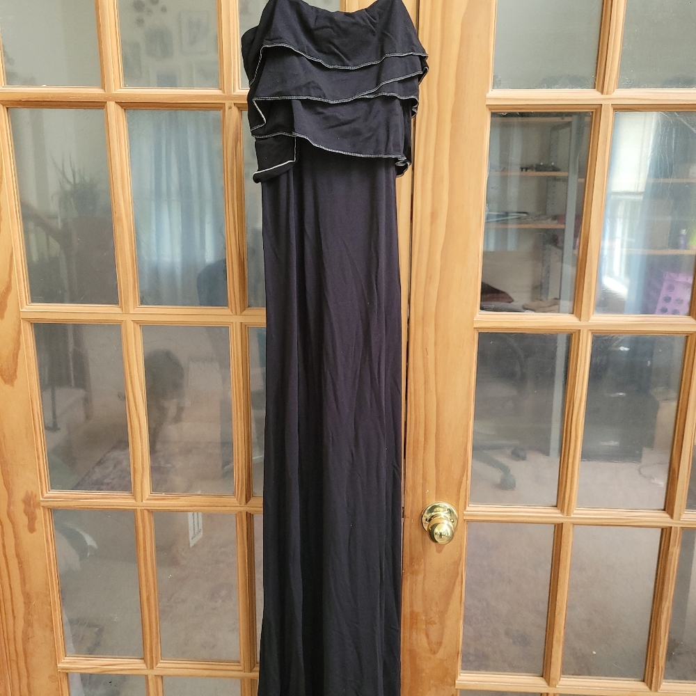 Stretchy black Max Studios dress